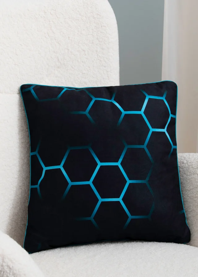 Mercedes AMG Petronas F1 Black Square Cushion