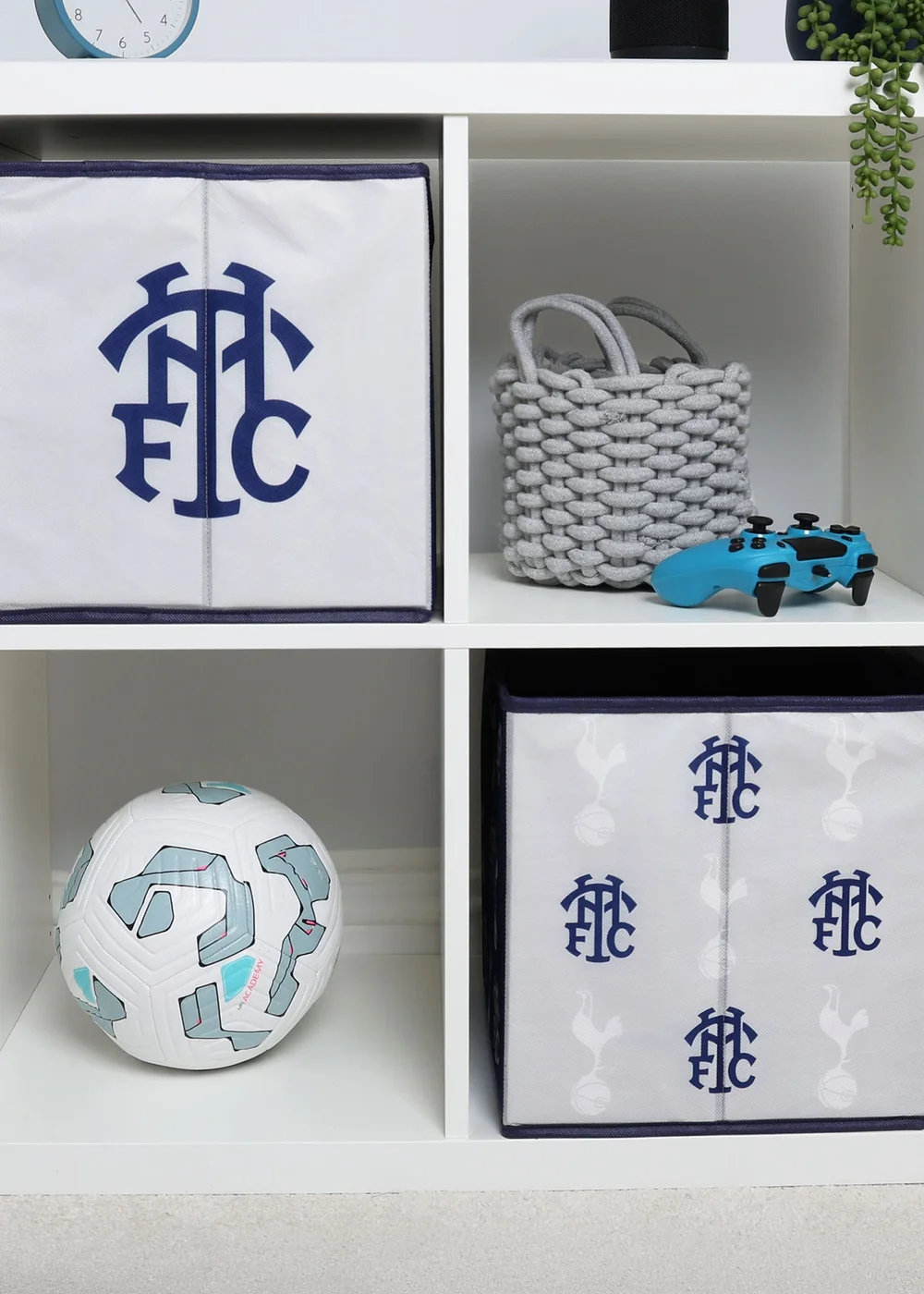Tottenham Hotspur Emblem Storage Cubes 2 Pack - One Size Image 3