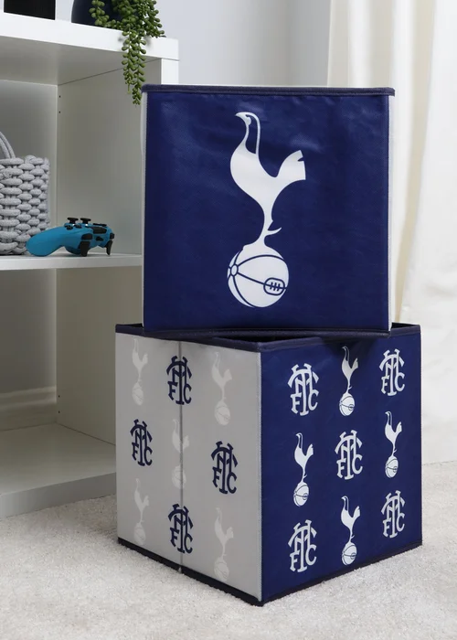 Tottenham Hotspur Emblem Storage Cubes 2 Pack - One Size Image 1