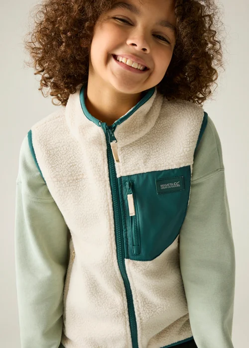 Regatta Cream Frankie Warm Junior Lightweight Bodywarmer (3-13 years) - 9-10 Yrs Image 6