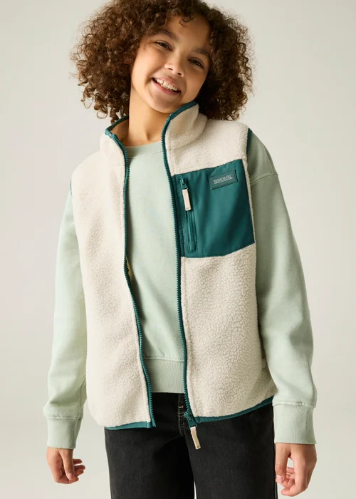 Regatta Cream Frankie Warm Junior Lightweight Bodywarmer (3-13 years) - 9-10 Yrs Image 1