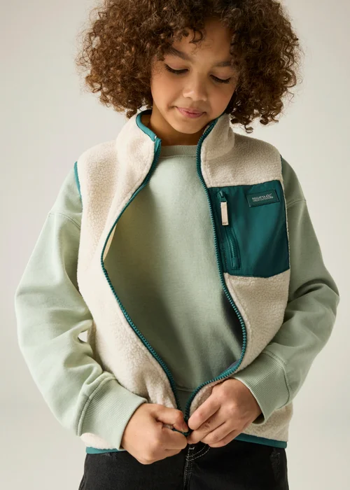 Regatta Cream Frankie Warm Junior Lightweight Bodywarmer (3-13 years) - 9-10 Yrs Image 5