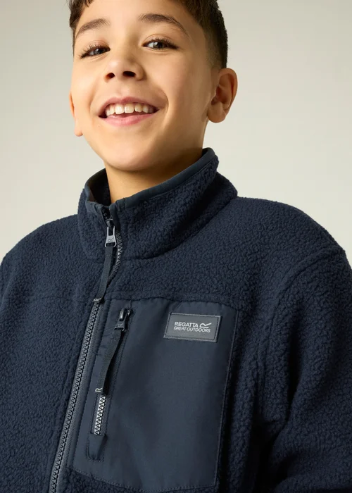 Regatta Navy Frankie Junior Warm Fleece (3-13 years) - 3-4 Yrs Image 4