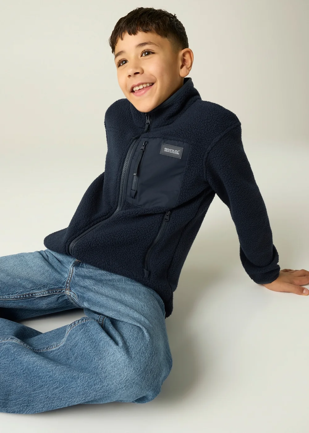 Regatta Navy Frankie Junior Warm Fleece (3-13 years) - 3-4 Yrs Image 5