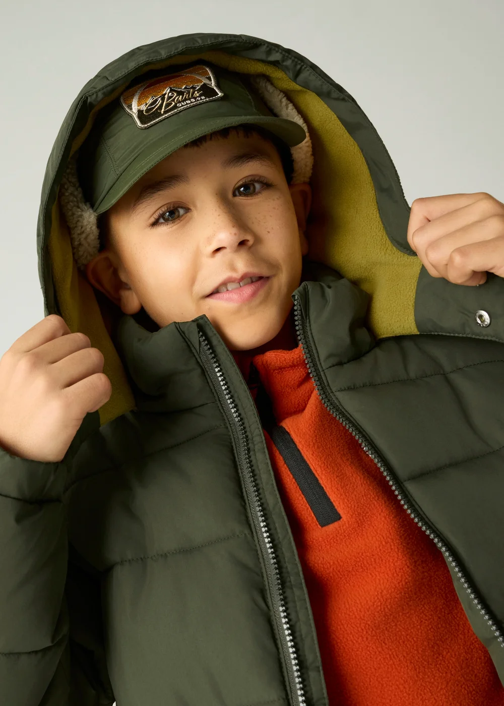 Regatta Khaki Rover Insulated Jacket (3-13 years) - 9-10 Yrs Image 6