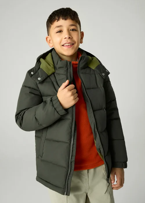 Regatta Khaki Rover Insulated Jacket (3-13 years) - 9-10 Yrs Image 1