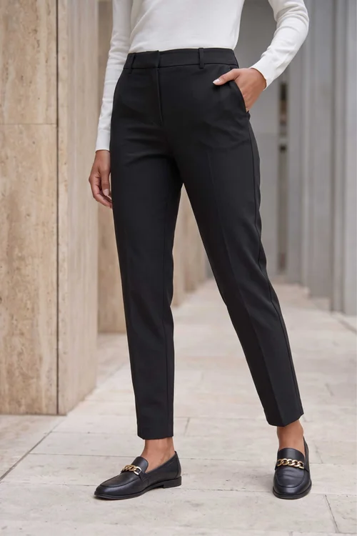 Roman Black Regular Slim Leg Trouser - 18 Image 1