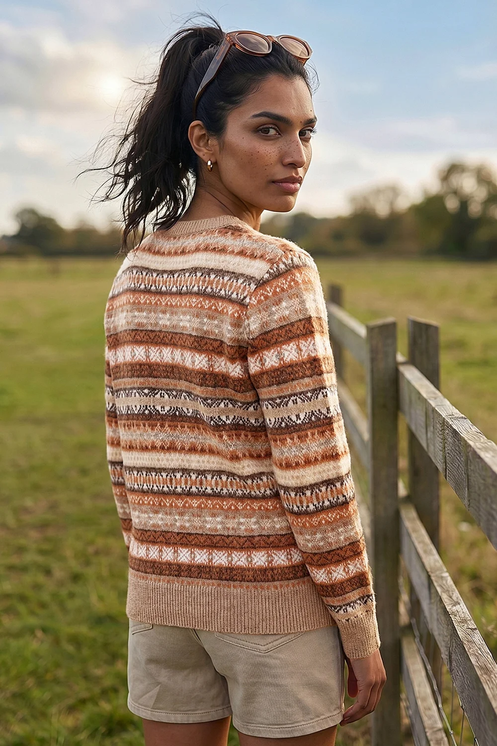 Roman Rust Fairisle Soft Knit Jumper - 14 Image 2