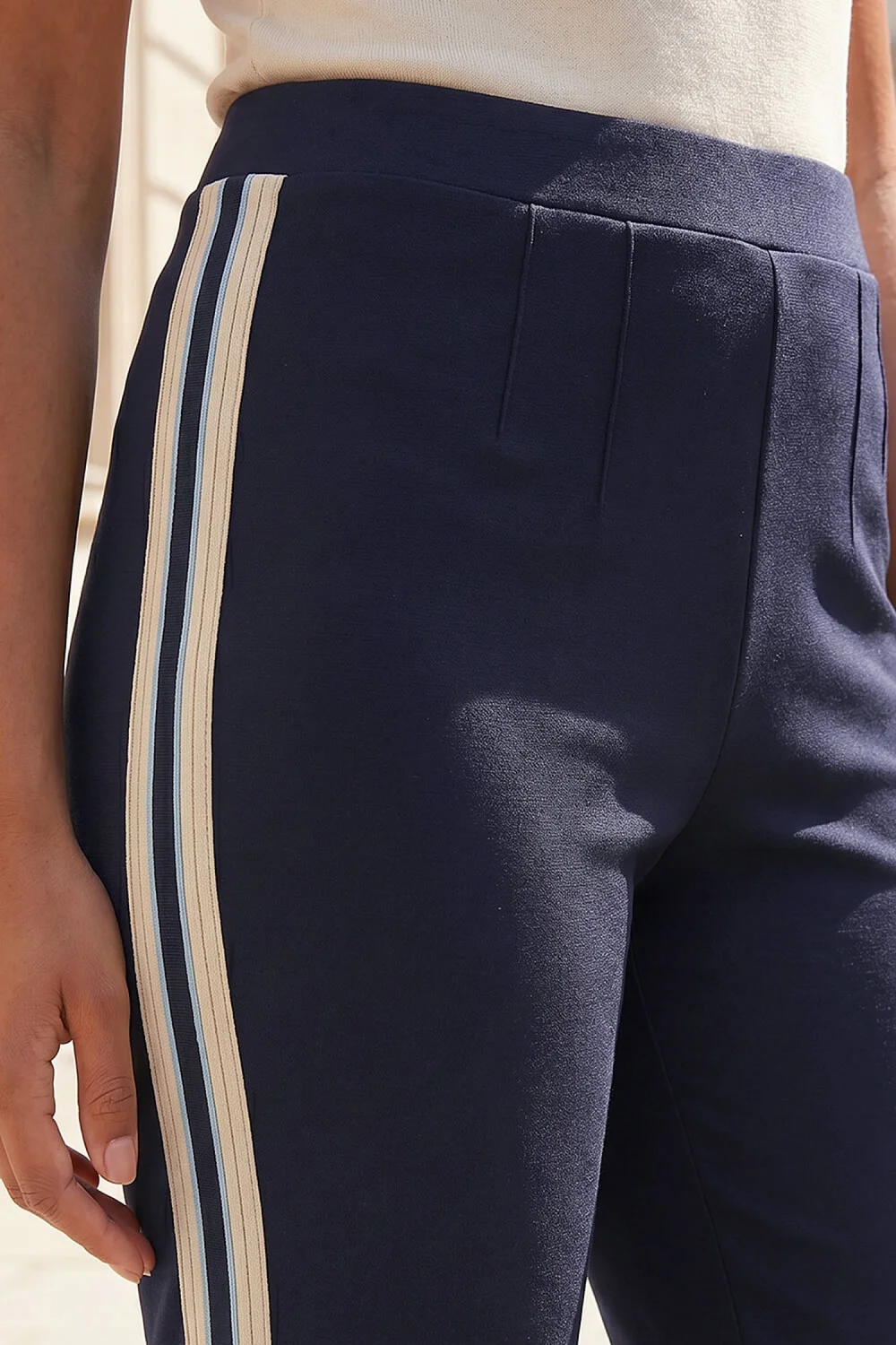 Roman Navy Side Trim Trouser - 14 Image 4