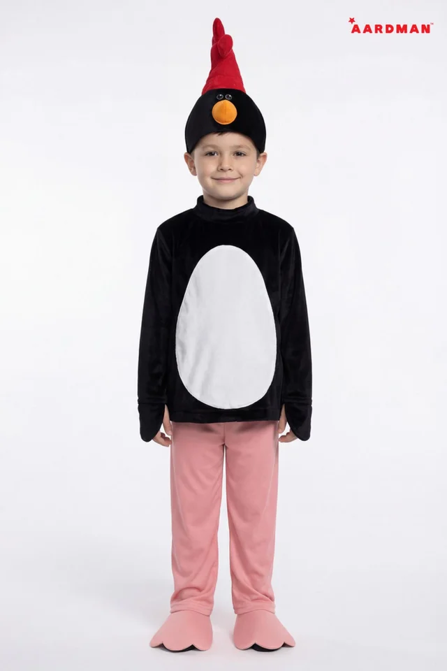 Vanilla Underground Wallace & Gromit Unisex Kids Feathers McGraw Costume (4-10 Years)