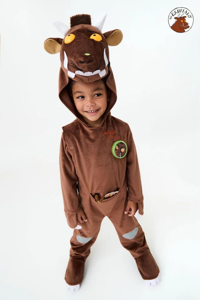 Vanilla Underground Gruffalo & Friends Unisex Kids Brown Gruffalo Costume (3-8 Years)