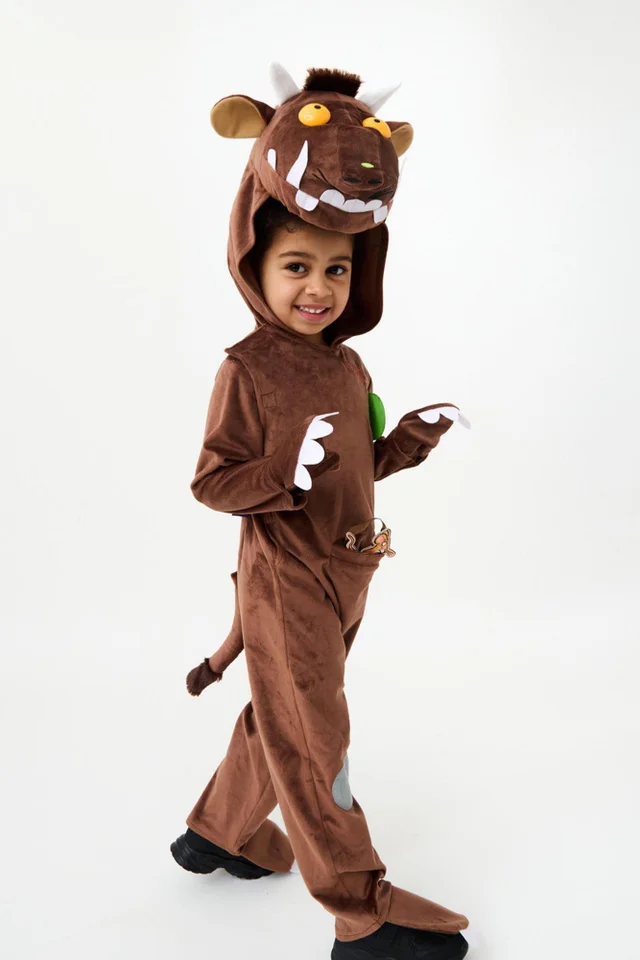 Vanilla Underground Gruffalo & Friends Unisex Kids Brown Gruffalo Costume (3-8 Years)