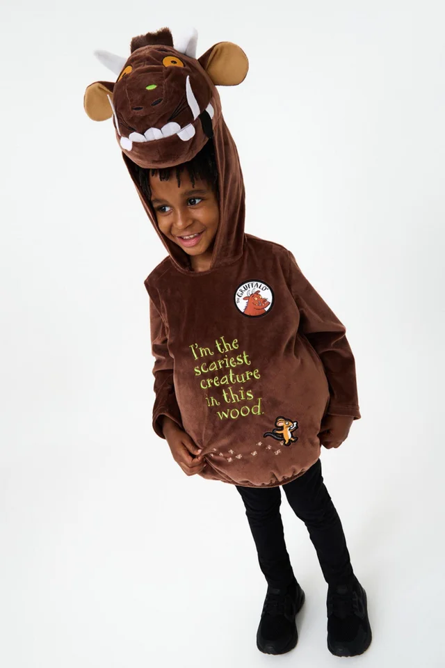 Vanilla Underground Gruffalo & Friends Unisex Kids Brown Gruffalo Costume (3-8 Years)