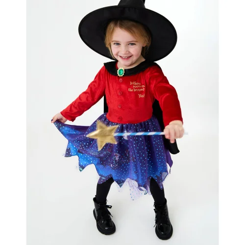 Vanilla Underground Gruffalo & Friends Girls Multicoloured Room on the Broom Costume (3-8 Years) - 3-4 Yrs Image 1