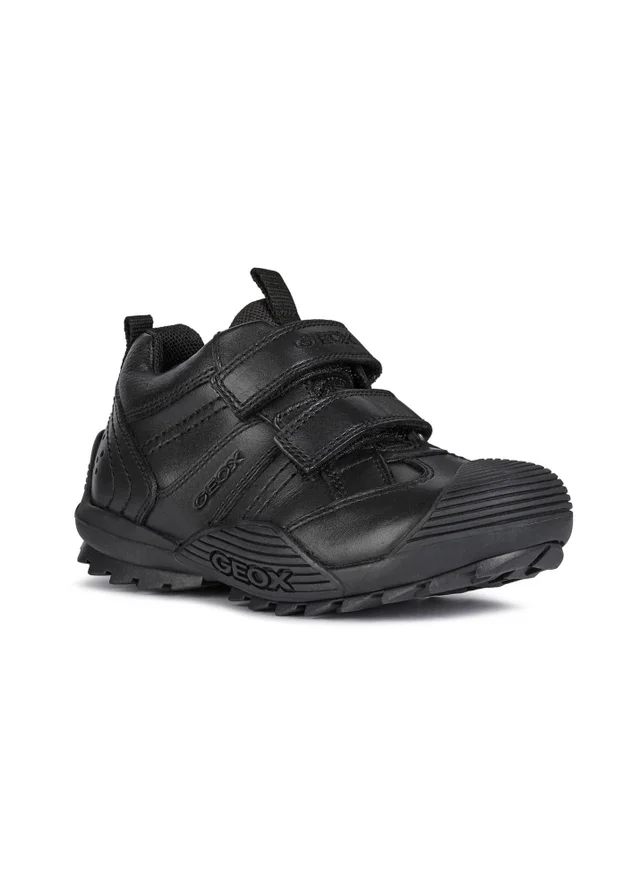 Geox Black J Savage A Touch Fastening Trainers (Younger 3-5)