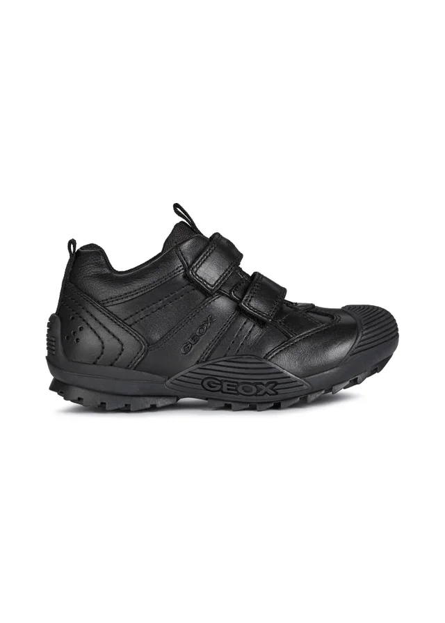 Geox Black J Savage A Touch Fastening Trainers (Younger 3-5)