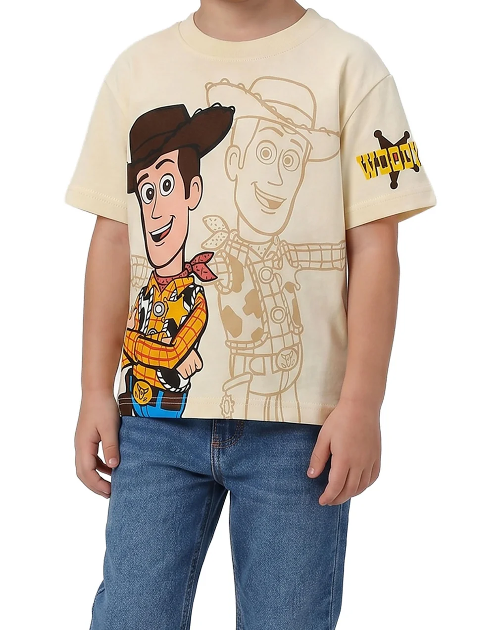 Disney Toy Story Boys Multicoloured Woody Buzz & Rex Multi-Pack Of 3 Short-Sleeved T-Shirts (12m-7y) - 1-1.5 Yrs Image 2