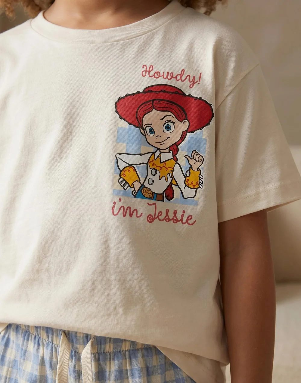 Disney Toy Story Girls White Jessie & Bullseye T-Shirt & Shorts Set (12m-7y) - 1.5-2 Yrs Image 2