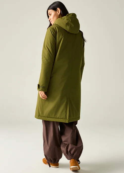 Regatta Green Orla Longline Waterproof Insulated Jacket - 8 Image 2