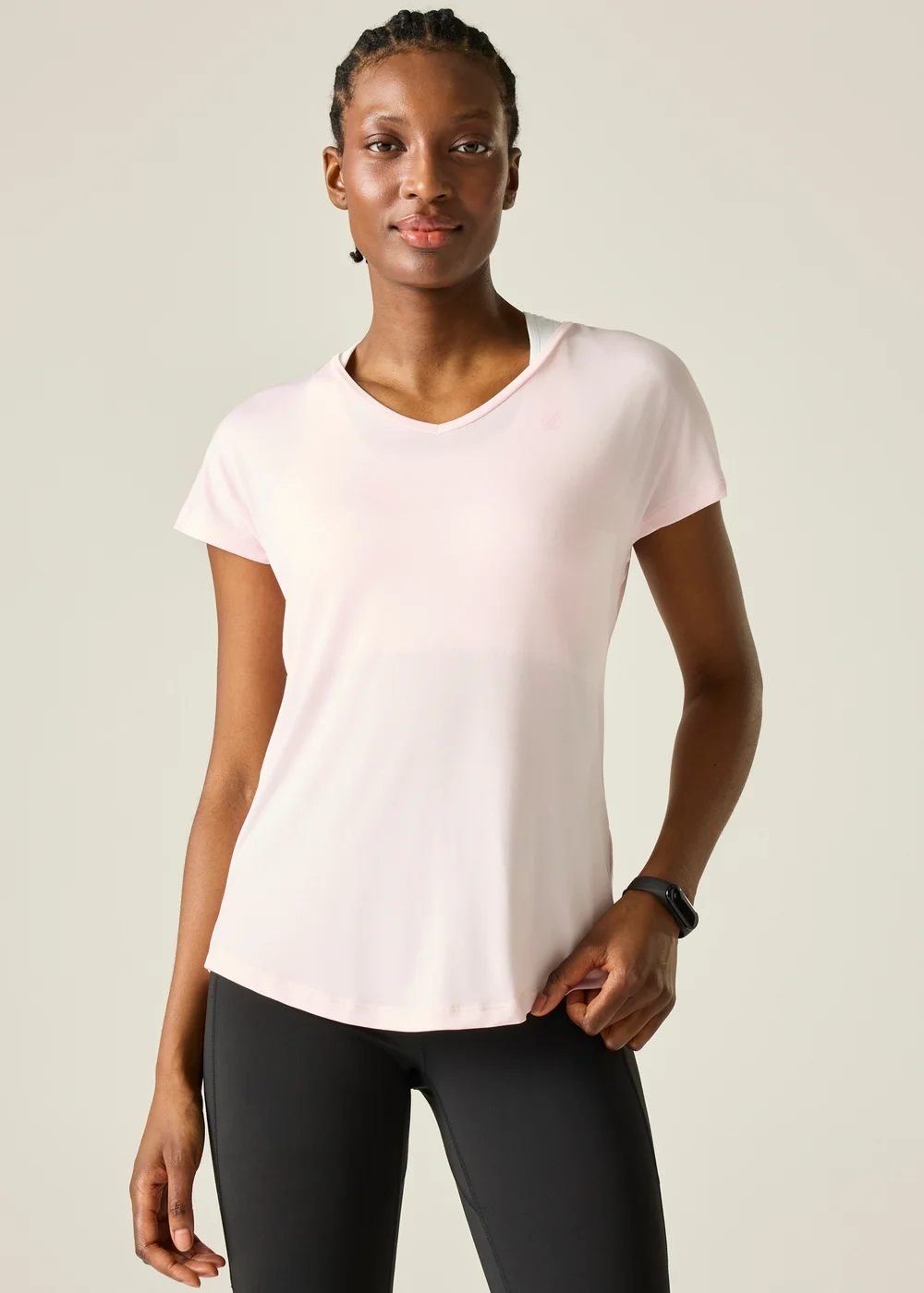 Dare 2B Pale Pink Vigilant Lightweight T-Shirt - 12 Image 1