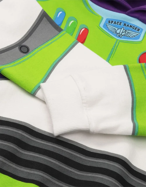 Disney Toy Story Boys Multicoloured Buzz Hoodie (12m-7y) - 4-5 Yrs Image 4