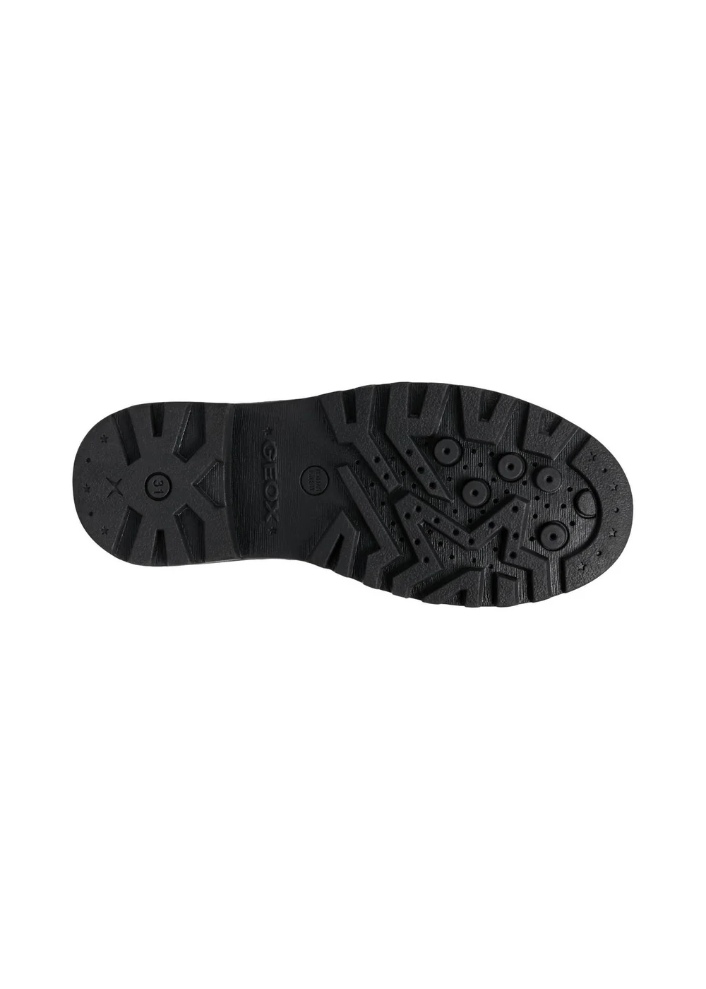 Geox Black Patent Girls J Casey G. E Buckle Shoe (Younger 10 - 12.5) - 11.5 Infants Image 4
