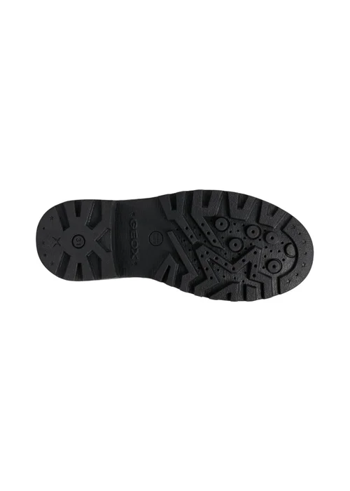Geox Black Patent Girls J Casey G. E Buckle Shoe (Younger 10 - 12.5) - 11.5 Infants Image 4