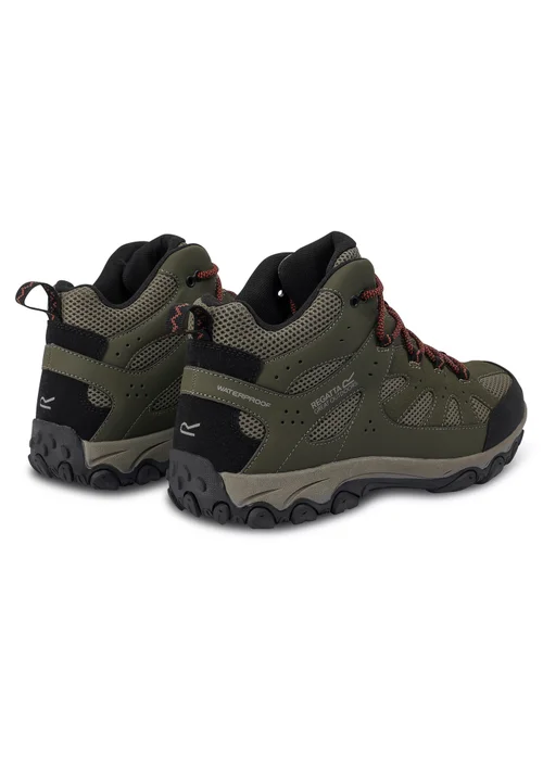 Regatta Olive Edgepoint IV Mid Waterproof Boots - 9 Image 2