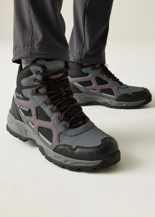 Regatta Grey/Black Vendeavour Isotex Waterproof Boots - 12 Image 2