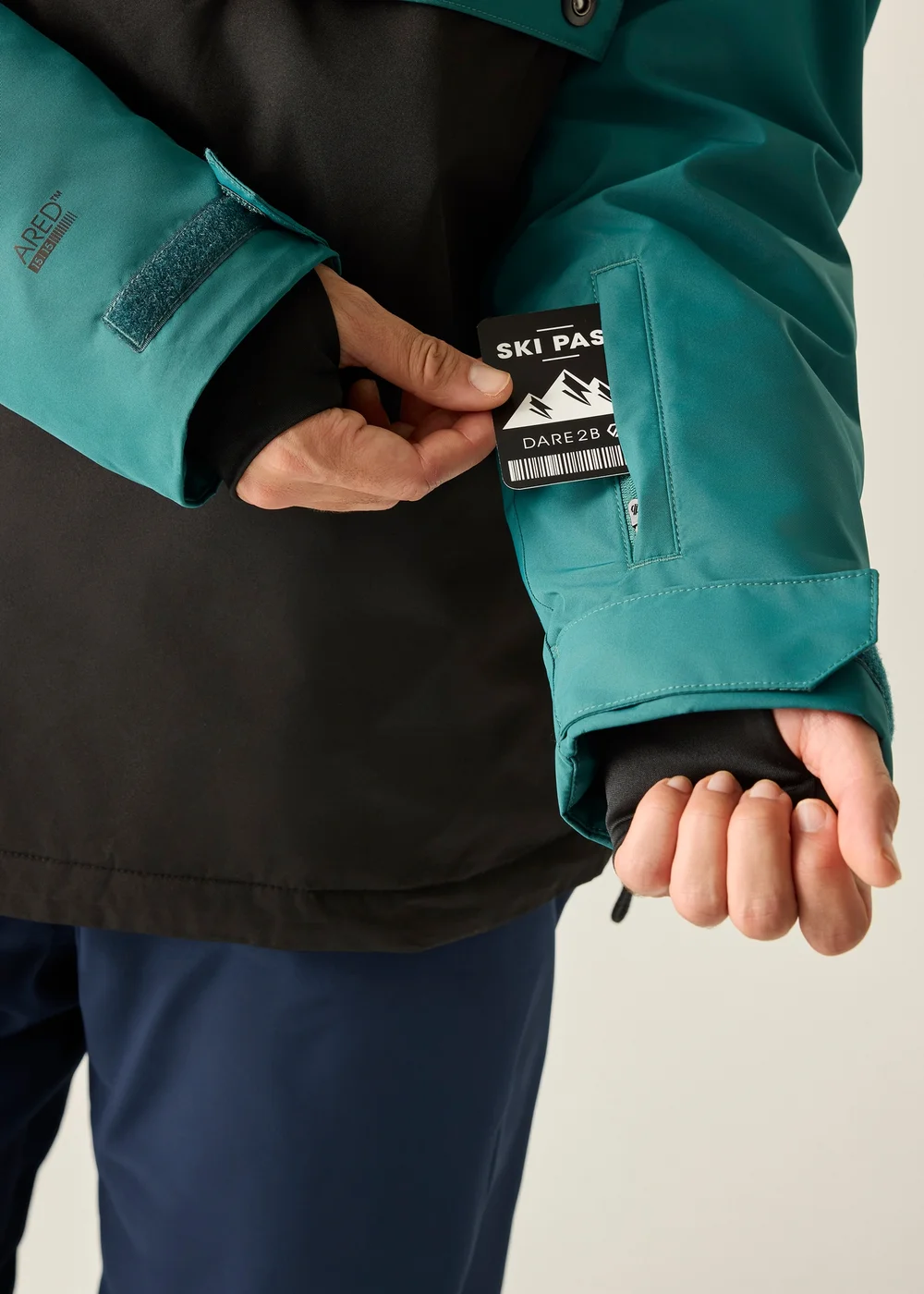 Dare 2B Black/Blue Freeride Overhead III Waterproof Insulated Jacket - XL Image 5