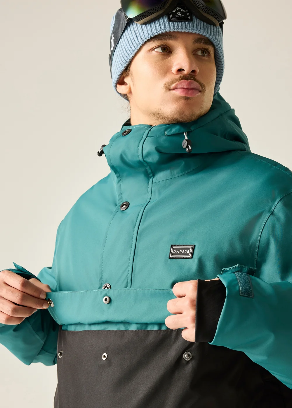 Dare 2B Black/Blue Freeride Overhead III Waterproof Insulated Jacket - XL Image 6