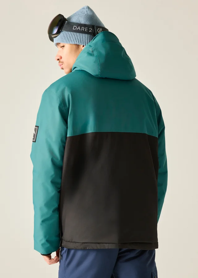 Dare 2B Black/Blue Freeride Overhead III Waterproof Insulated Jacket