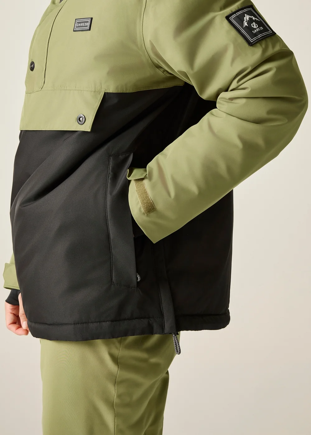 Dare 2B Black/Green Freeride Overhead III Waterproof Insulated Jacket - XL Image 4