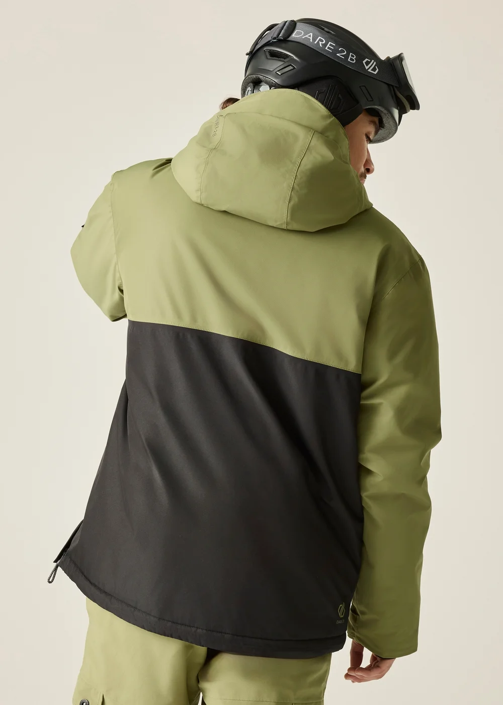 Dare 2B Black/Green Freeride Overhead III Waterproof Insulated Jacket - XL Image 2