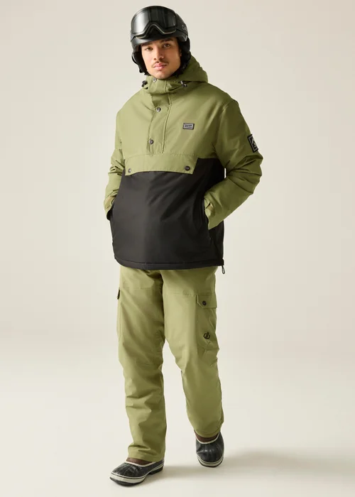 Dare 2B Black/Green Freeride Overhead III Waterproof Insulated Jacket - XL Image 3