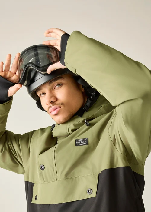 Dare 2B Black/Green Freeride Overhead III Waterproof Insulated Jacket - XL Image 5