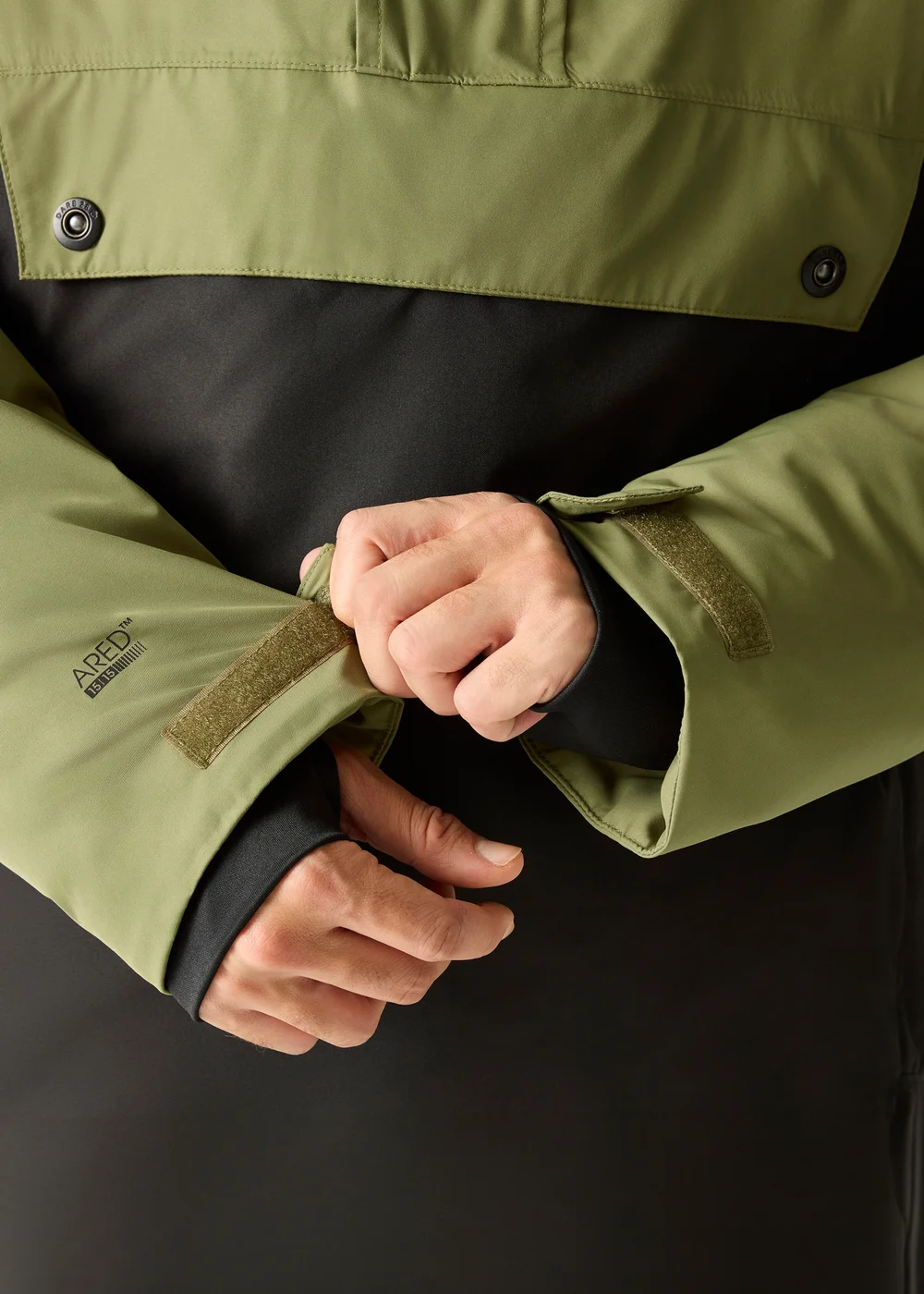 Dare 2B Black/Green Freeride Overhead III Waterproof Insulated Jacket - XL Image 6