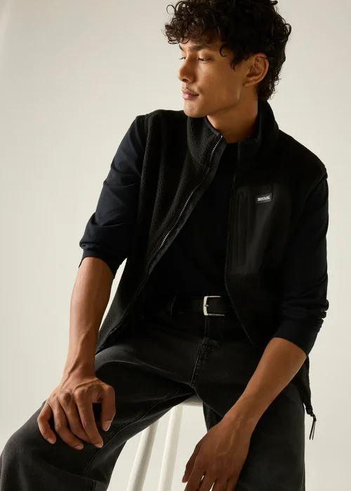 Regatta Black Frankie Borg Warm Bodywarmer - L Image 1