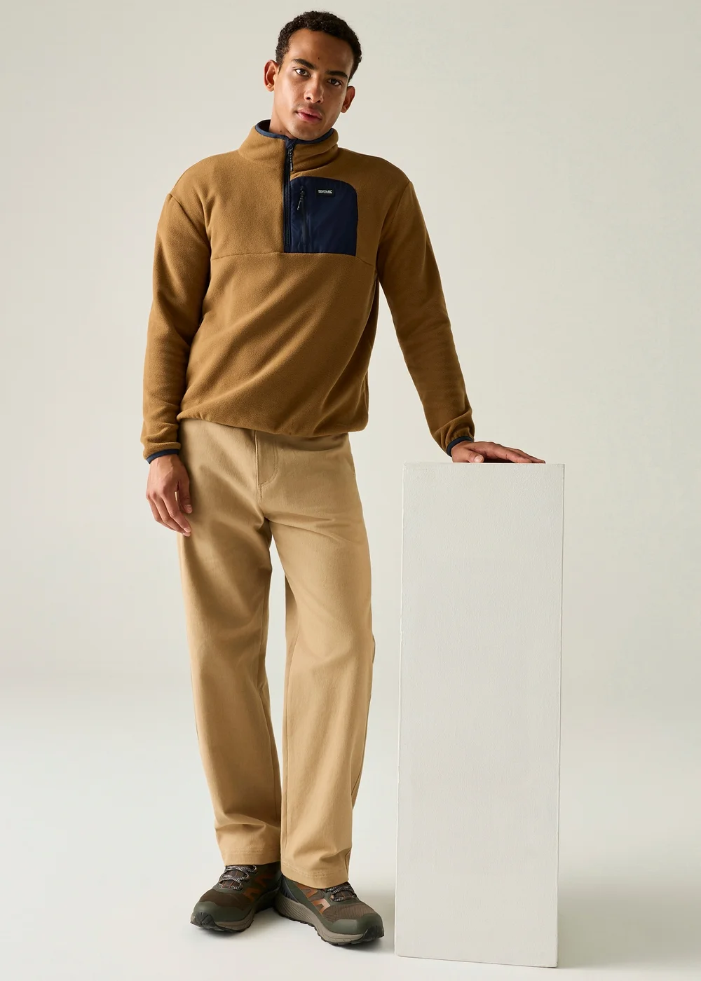 Regatta Tan Frankie Half Zip Soft Fleece - 3XL Image 2