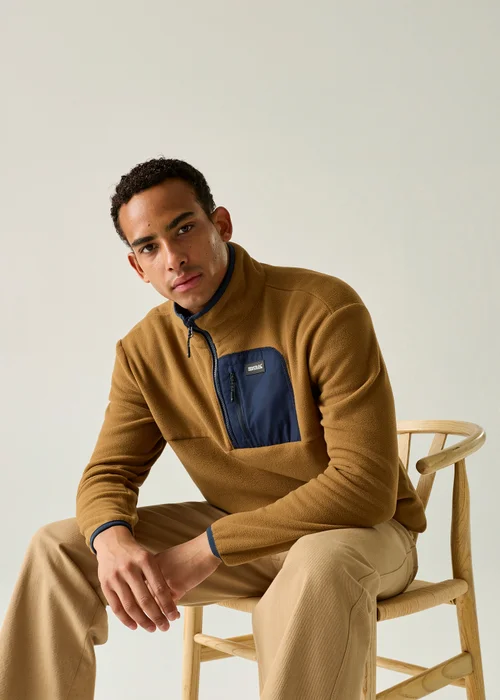 Regatta Tan Frankie Half Zip Soft Fleece - 3XL Image 4