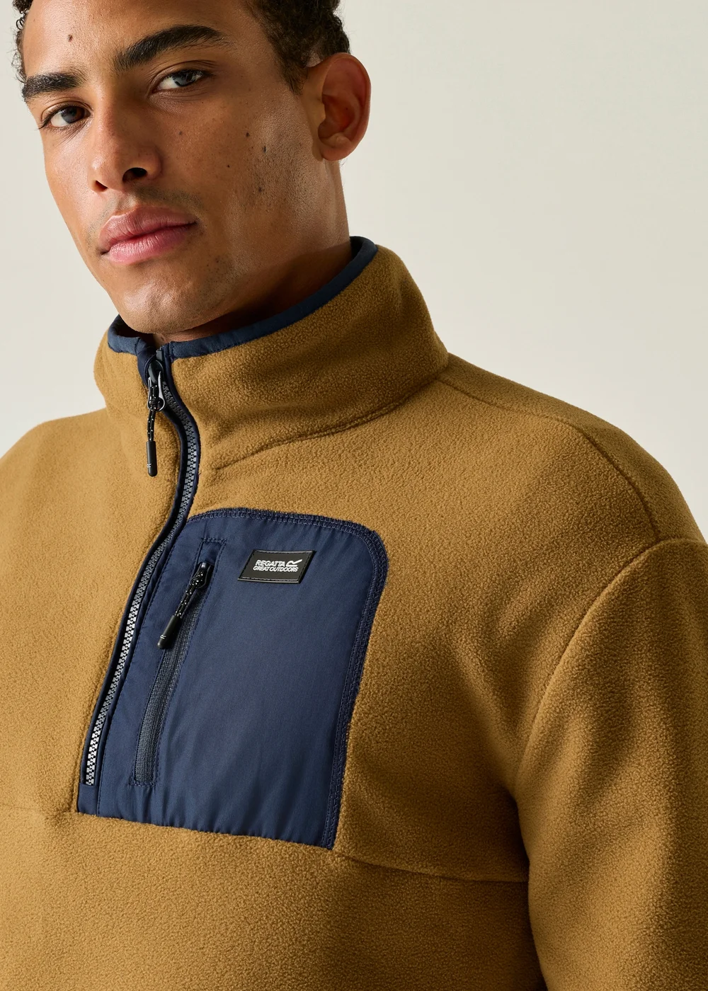 Regatta Tan Frankie Half Zip Soft Fleece - 3XL Image 5