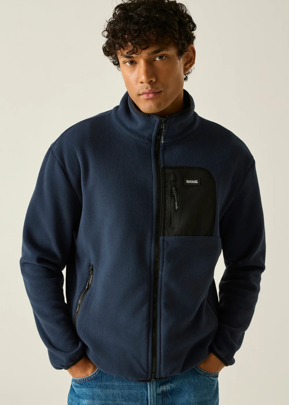 Regatta Navy Frankie Full Zip Soft Fleece - S Image 2