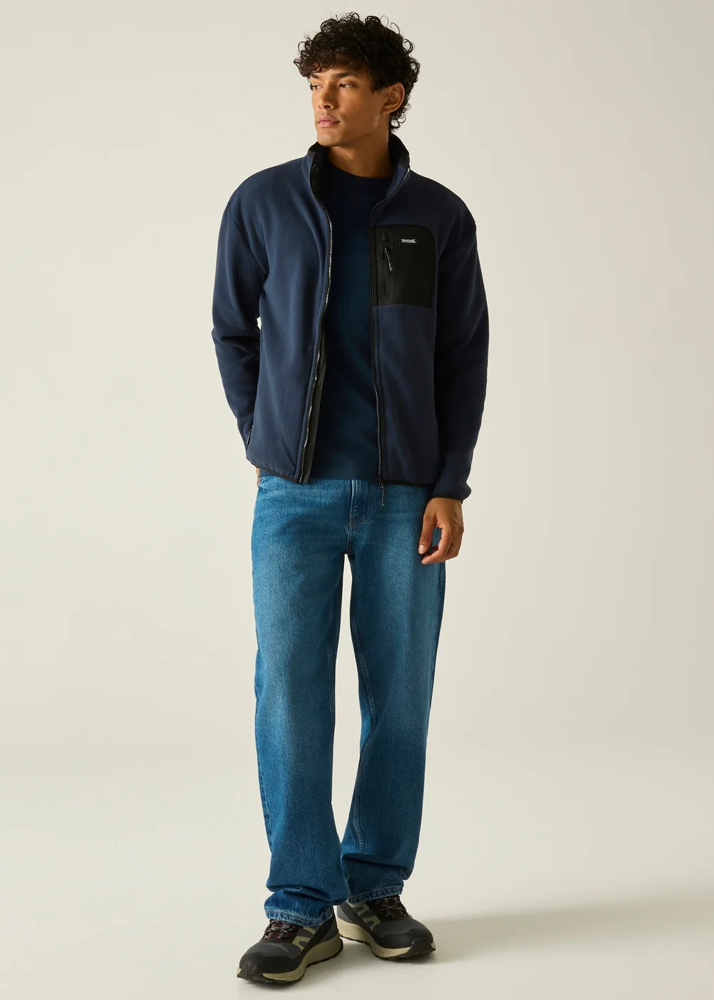 Regatta Navy Frankie Full Zip Soft Fleece - S Image 5