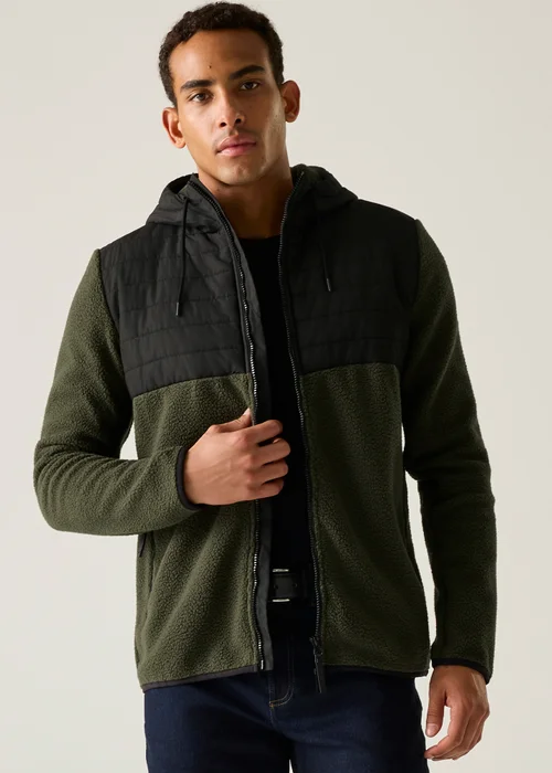 Regatta Khaki Frankie Borg Hybrid Insulated Fleece - L Image 4