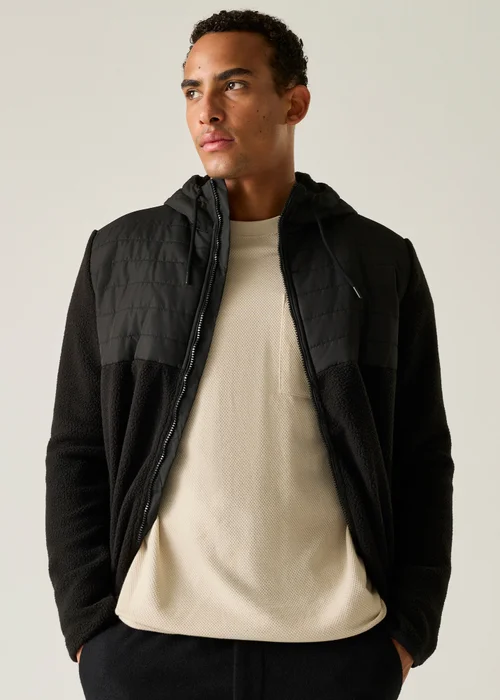 Regatta Black Frankie Borg Hybrid Insulated Fleece - S Image 5