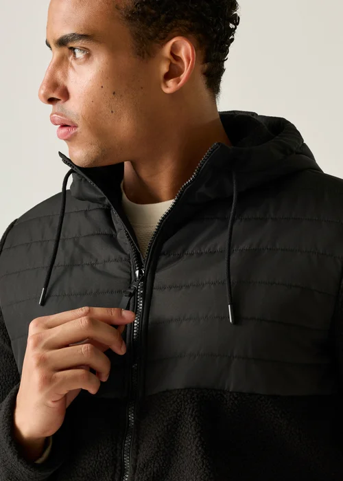 Regatta Black Frankie Borg Hybrid Insulated Fleece - S Image 6