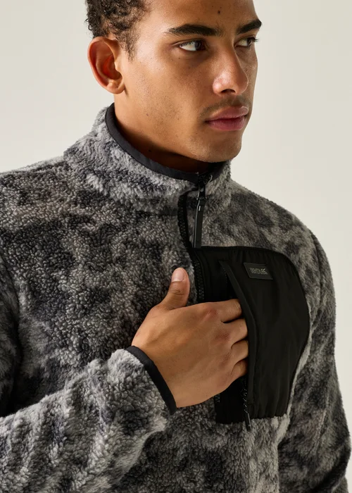 Regatta Grey Frankie Borg Half Zip Lightweight Fleece - M Image 5