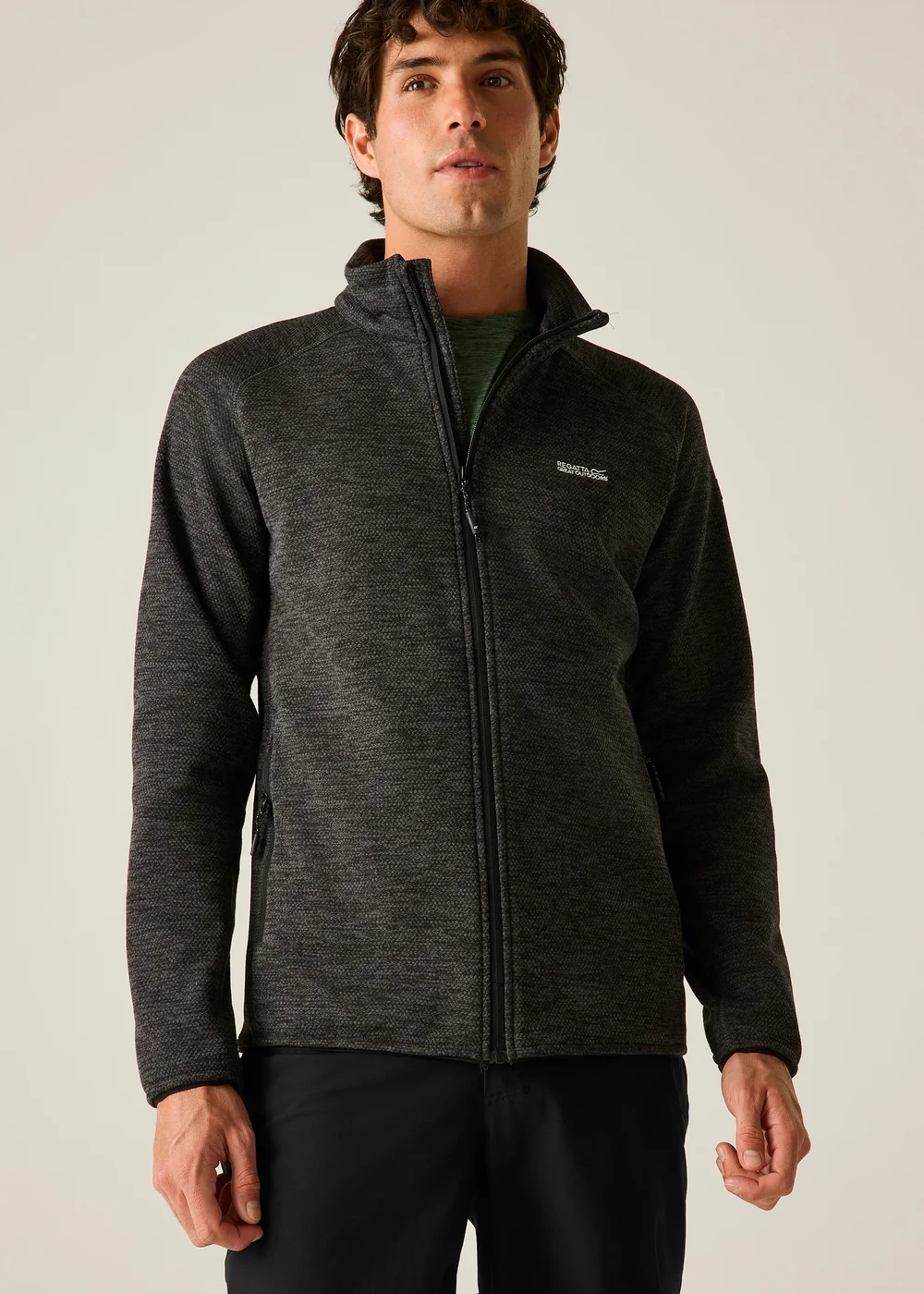 Regatta Black Harrow Warm Fleece - M Image 4