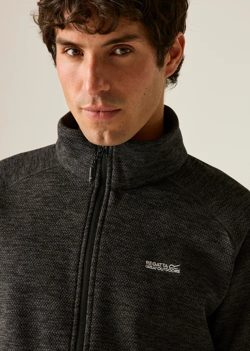Regatta Black Harrow Warm Fleece - M Image 5