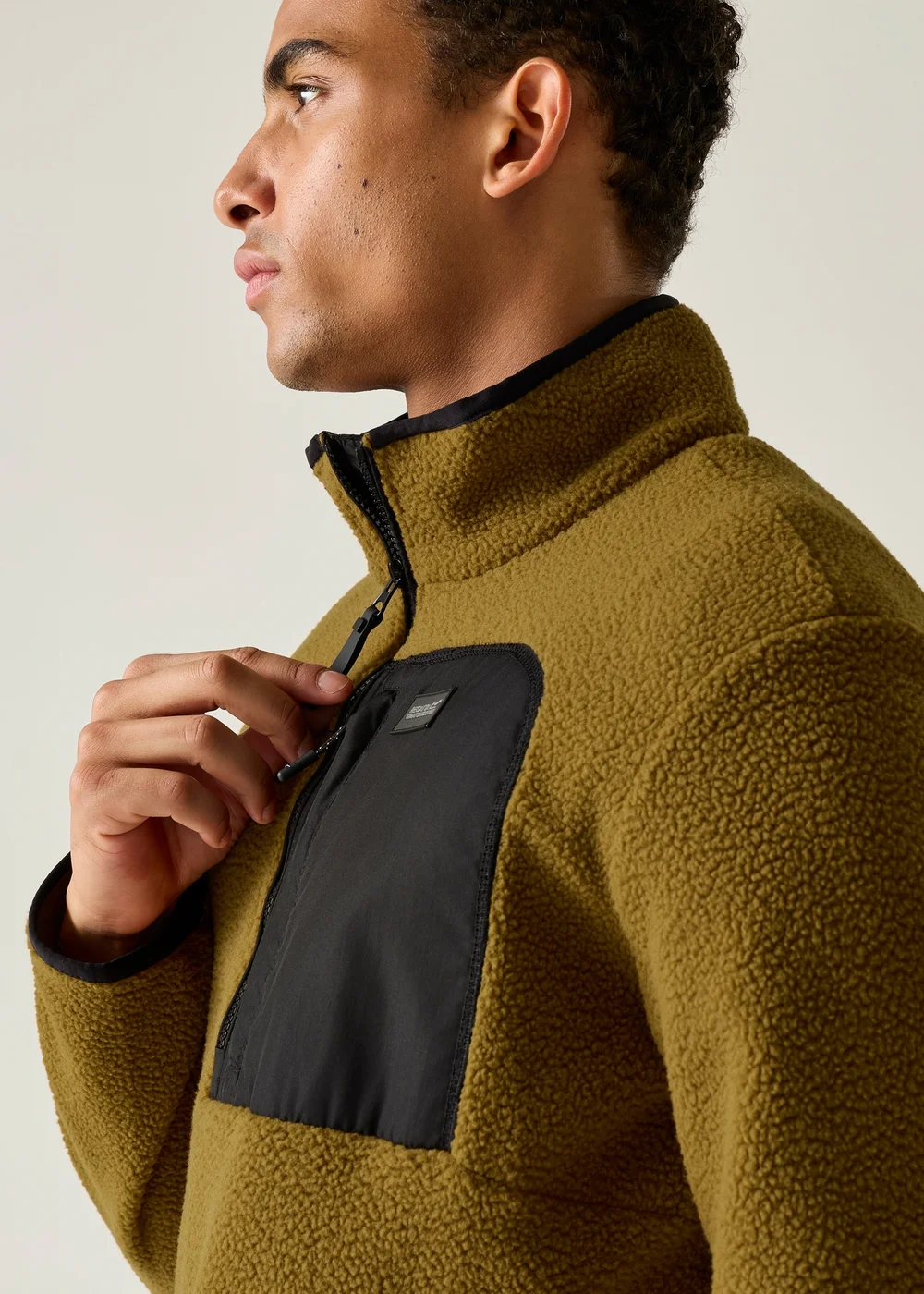 Regatta Tan Frankie Borg Half Zip Lightweight Fleece - M Image 5
